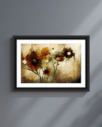 Vintage Floral Art Frame - MIV009