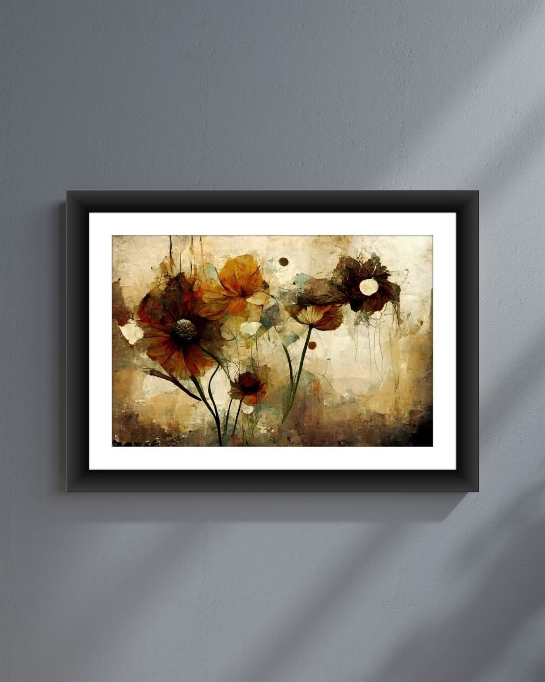 Vintage Floral Art Frame - MIV009