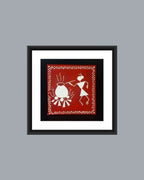 Warli Folk Art Home Decor Frame MIV - W006
