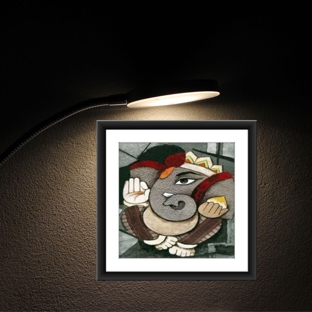 Royal Ganesha Art Frame MIV G001