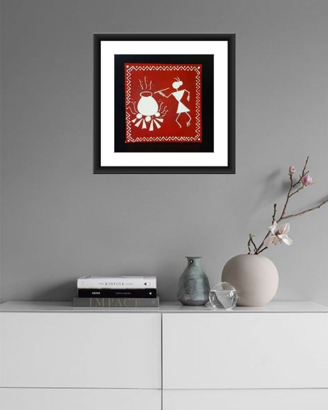 Warli Folk Art Home Decor Frame MIV - W006