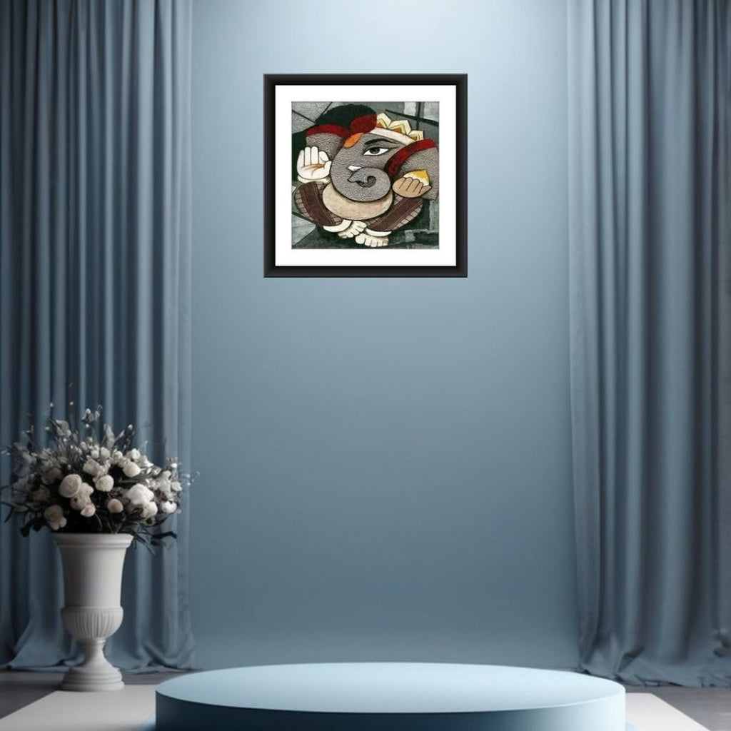 Royal Ganesha Art Frame MIV G001