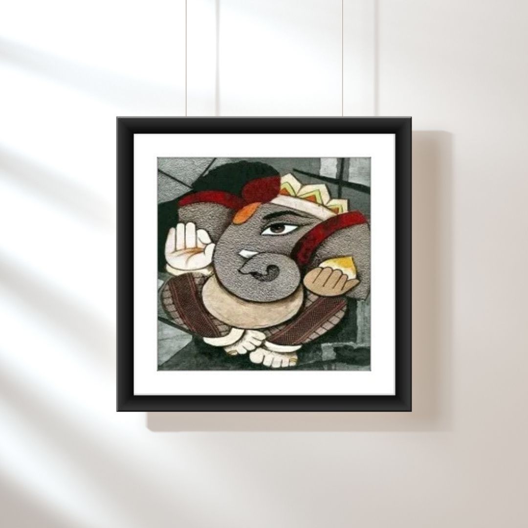 Royal Ganesha Art Frame MIV G001