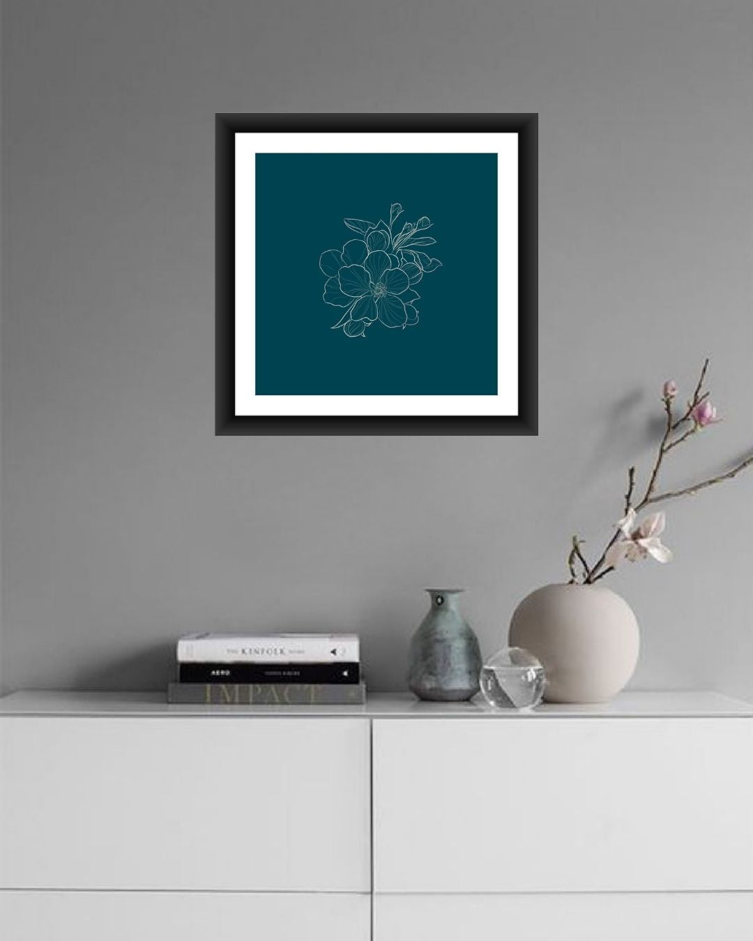 Aesthetic Minimal Floral Wall Art - MIV0105