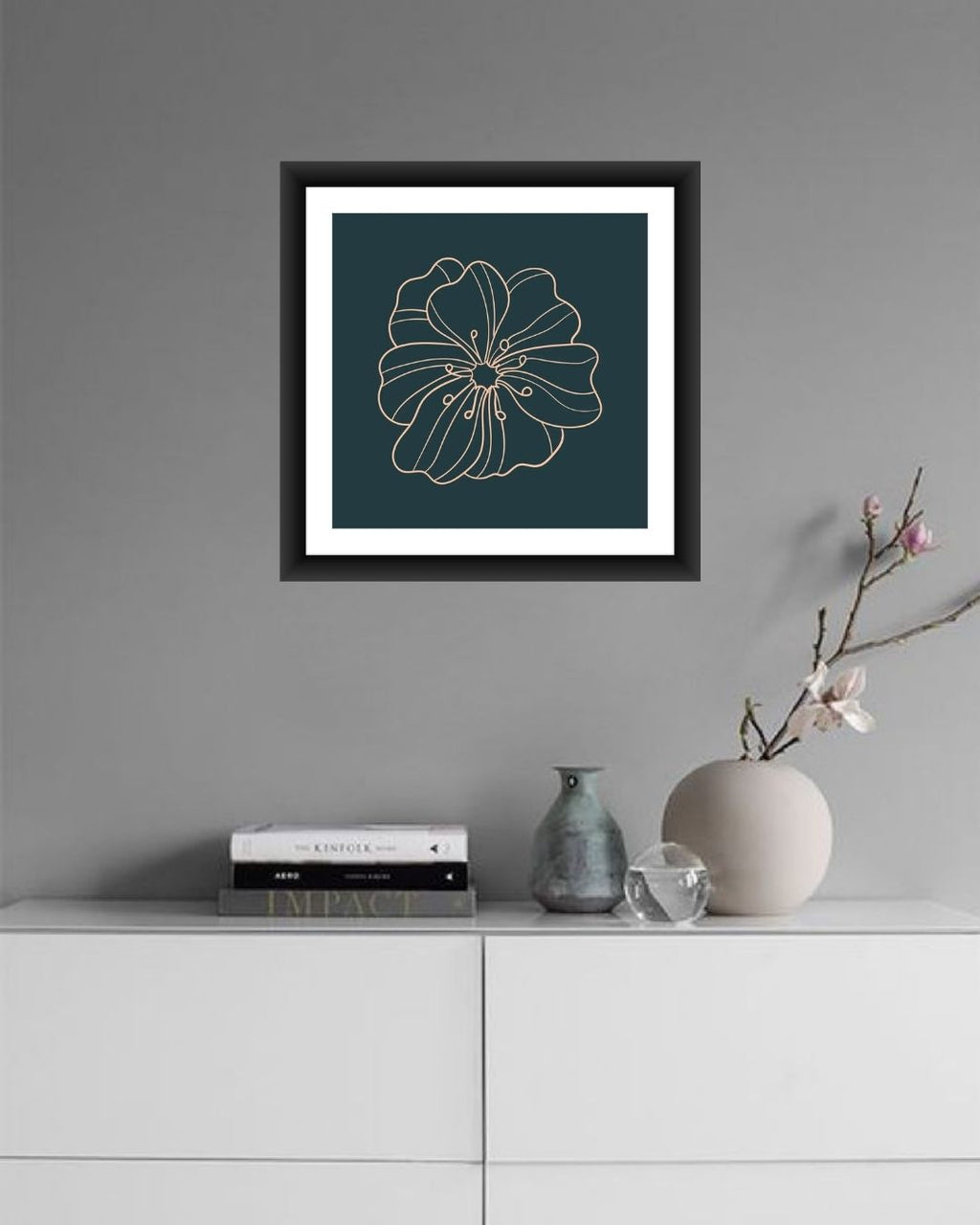 Contemporary Floral Wall Art - MIV0106