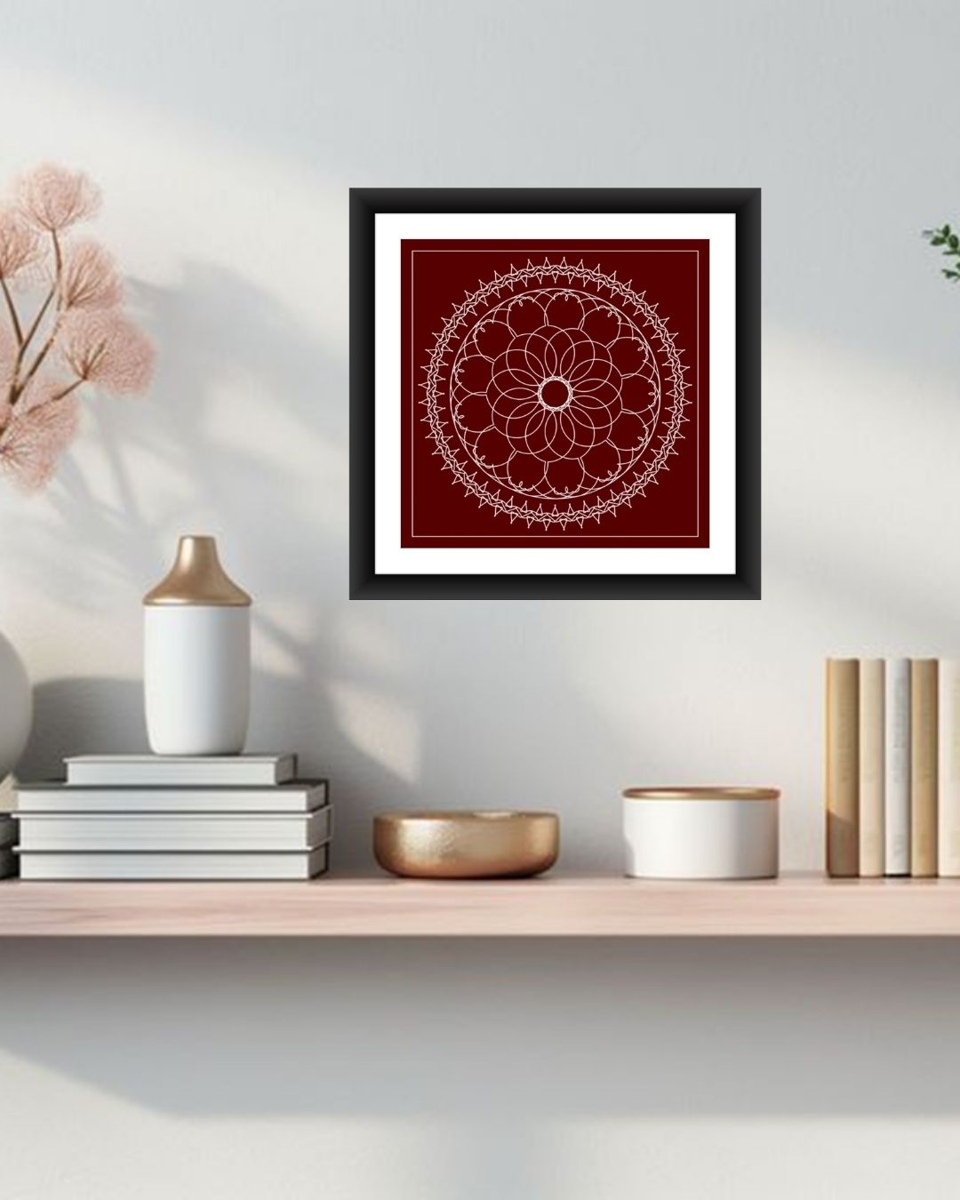Traditional Indian Mandala Wall Art - MIV0110