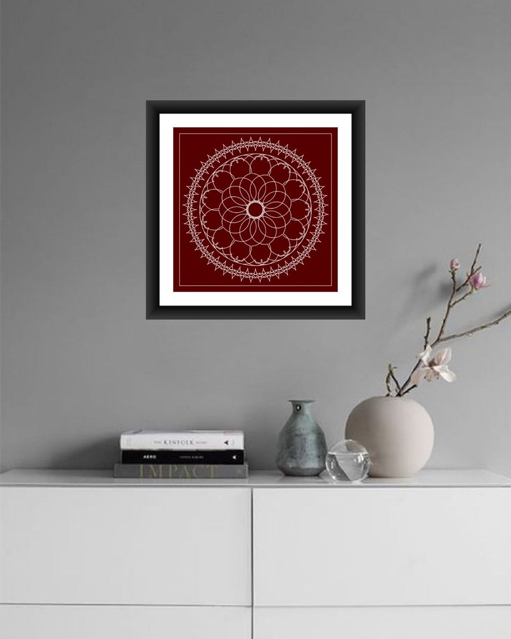 Traditional Indian Mandala Wall Art - MIV0110
