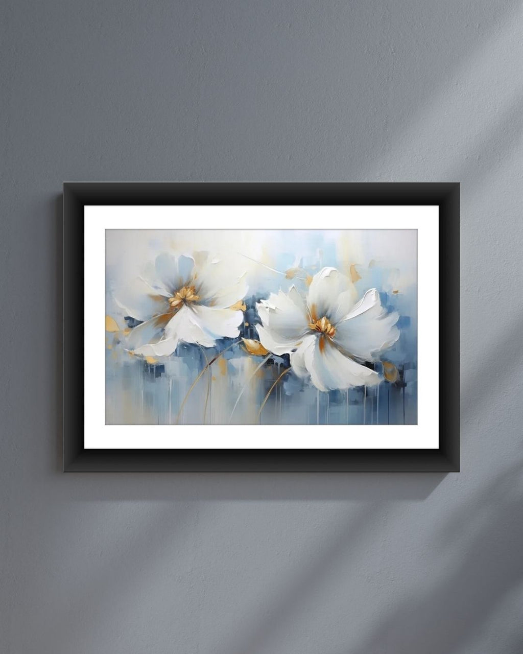 Modern Flower Illustration Wall Art Frame - MIV012