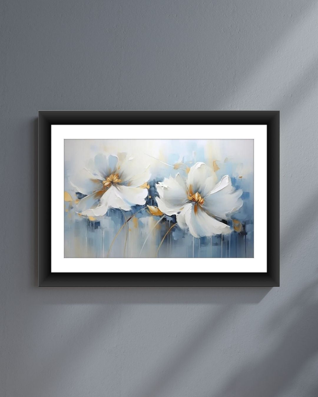 Modern Flower Illustration Wall Art Frame - MIV012