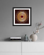 Golden Mandala Art Frame - MIV0117