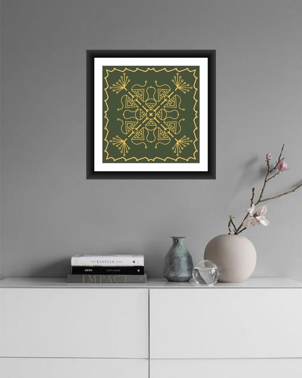 Ethnic Mandala Art Frame - MIV0122