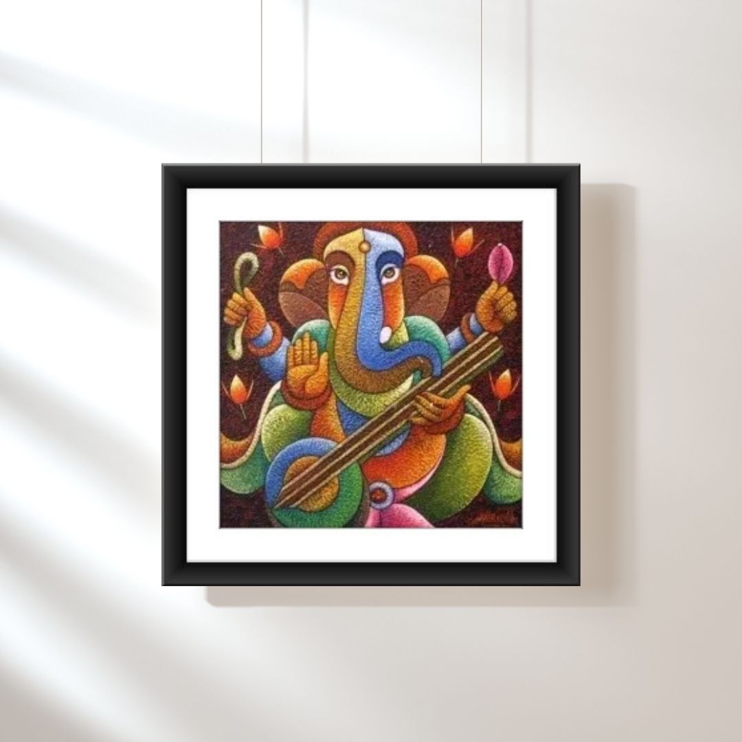 Calm Ganesha Modern Art