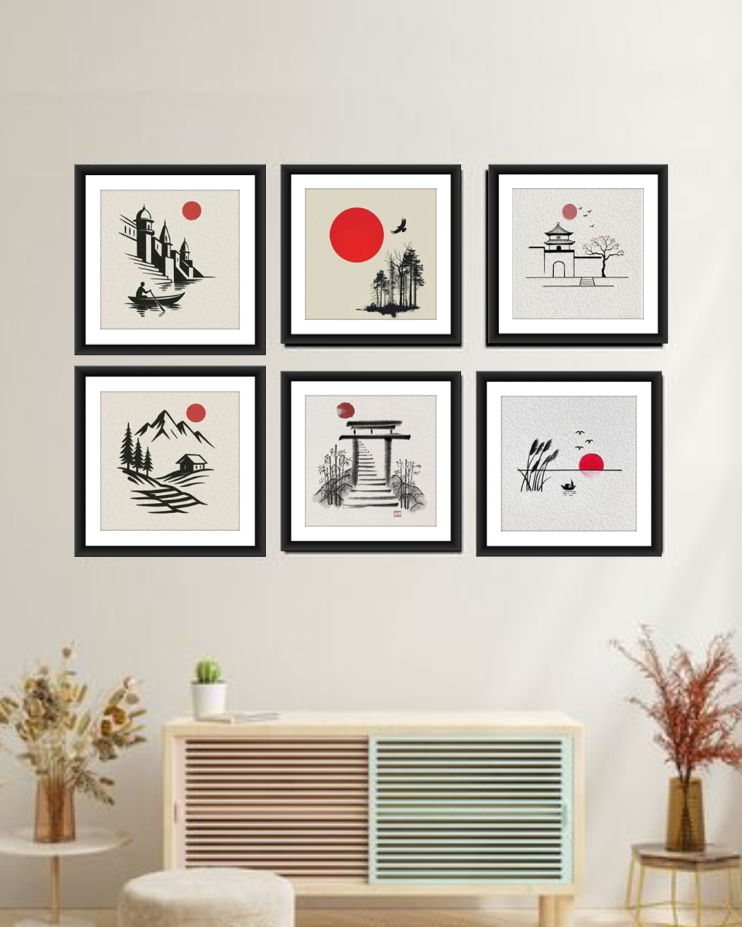 Nature Frames Set of 6 Frames