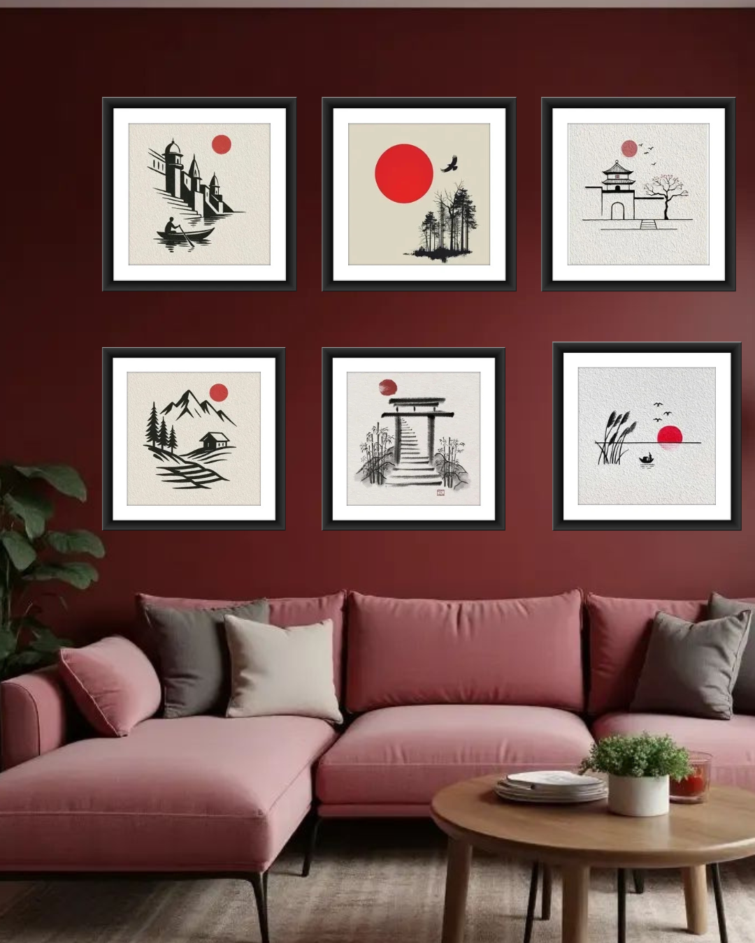 Nature Frames Set of 6 Frames