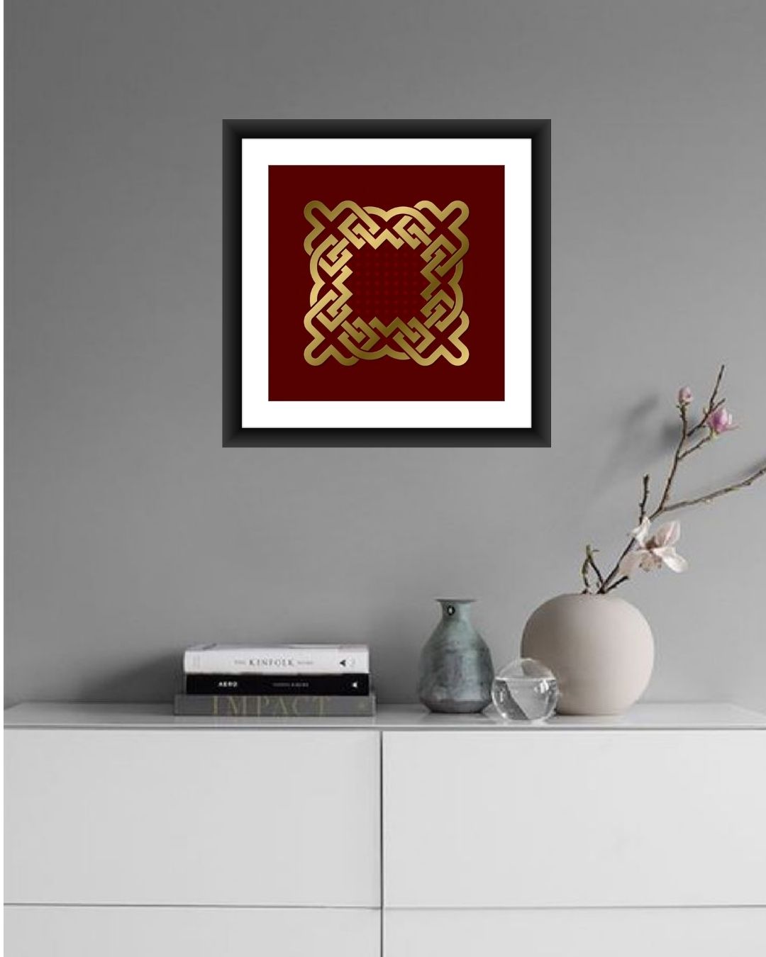 Modern Line Mandala Wall Art - MIV0158