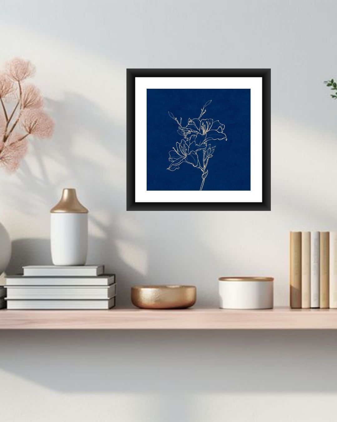 Modern Minimalist Floral Art Frame  - MIV0166