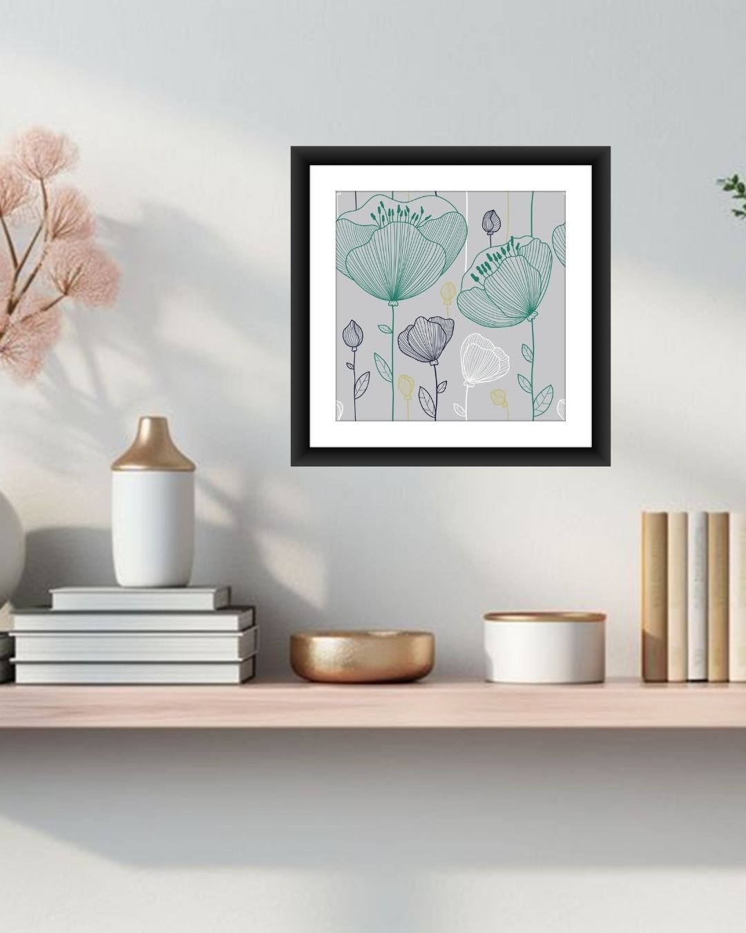 Floral Wall Art Frame - MIV0175