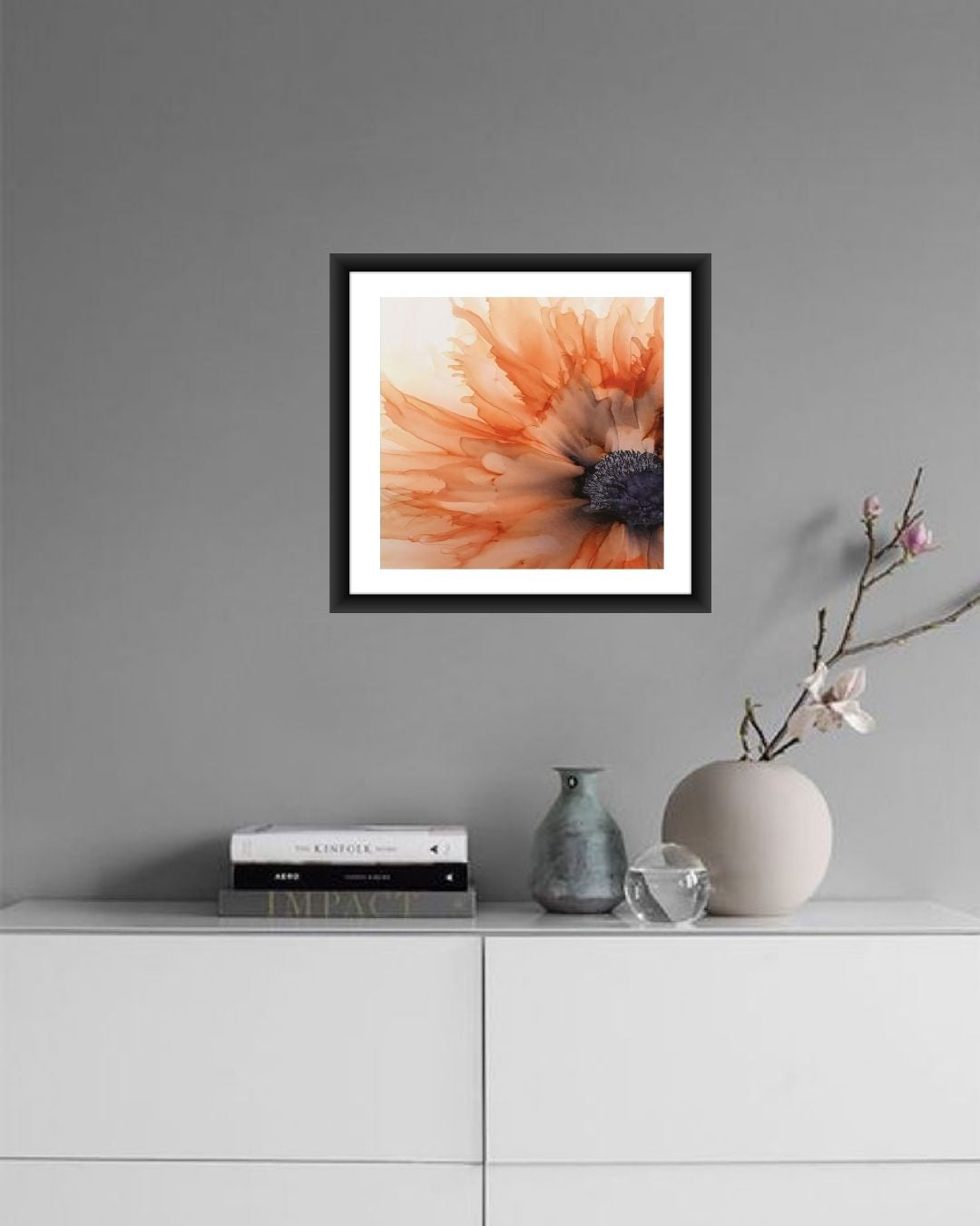 Elegant Flower Painting Wall Art MIV - M114