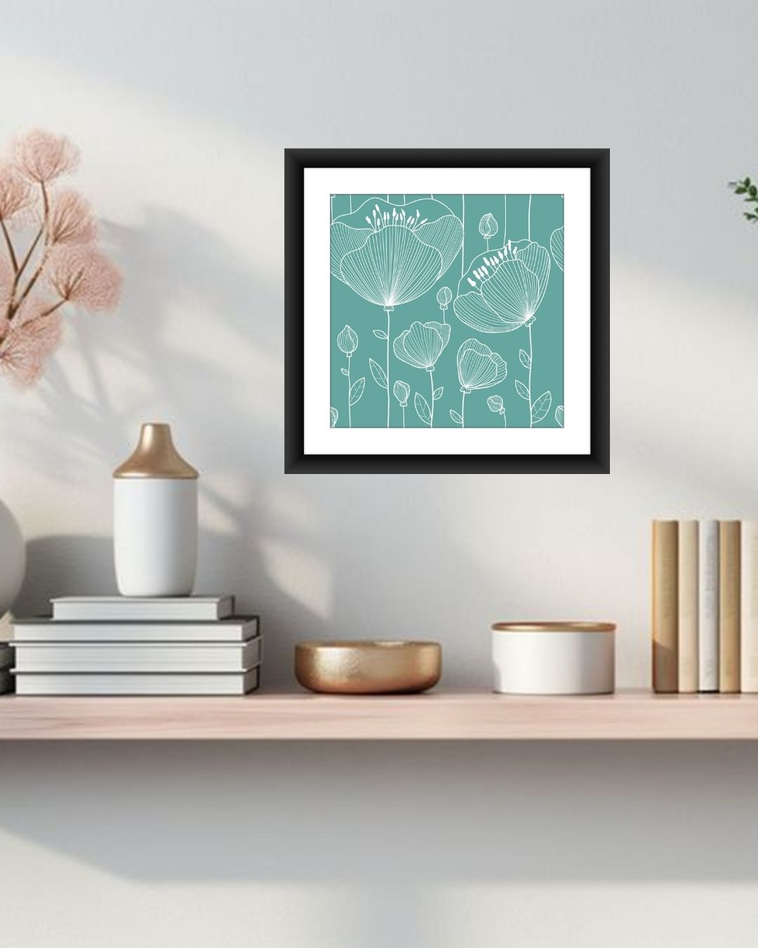 Pastel Floral Wall Art Frame - MIV0177