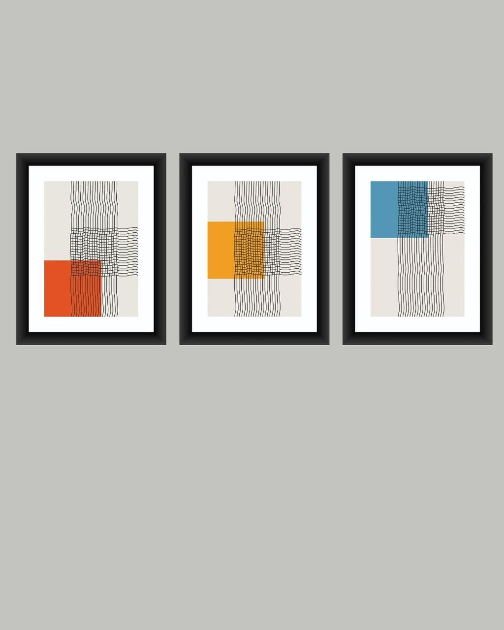 Abstract MIV 047 - Set of 3