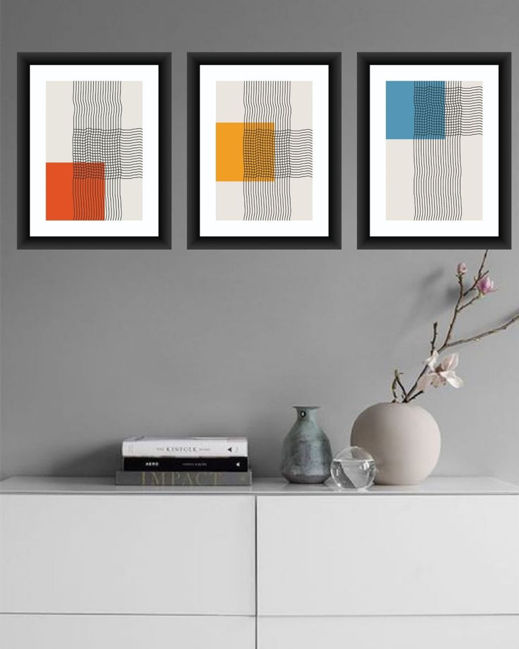 Abstract MIV 047 - Set of 3