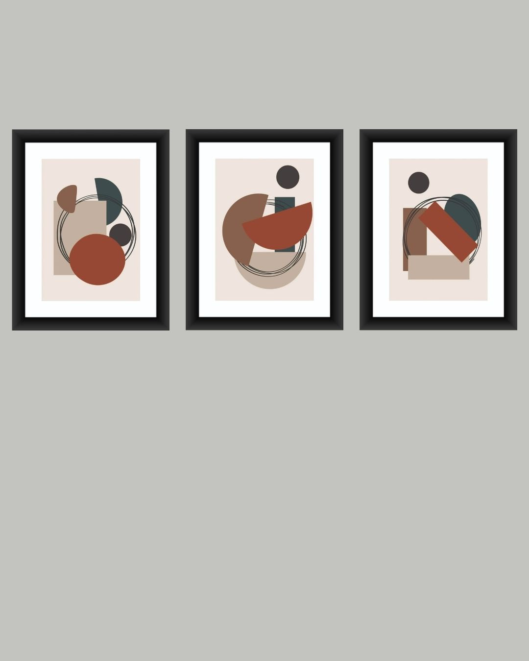 Abstract MIV 074 Set of 3