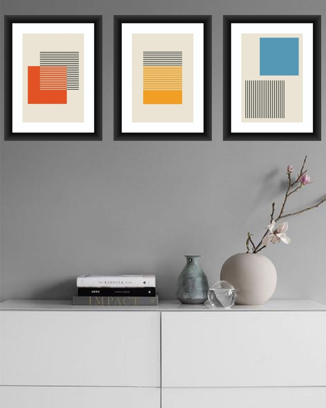 Abstract MIV 062 Set of 3