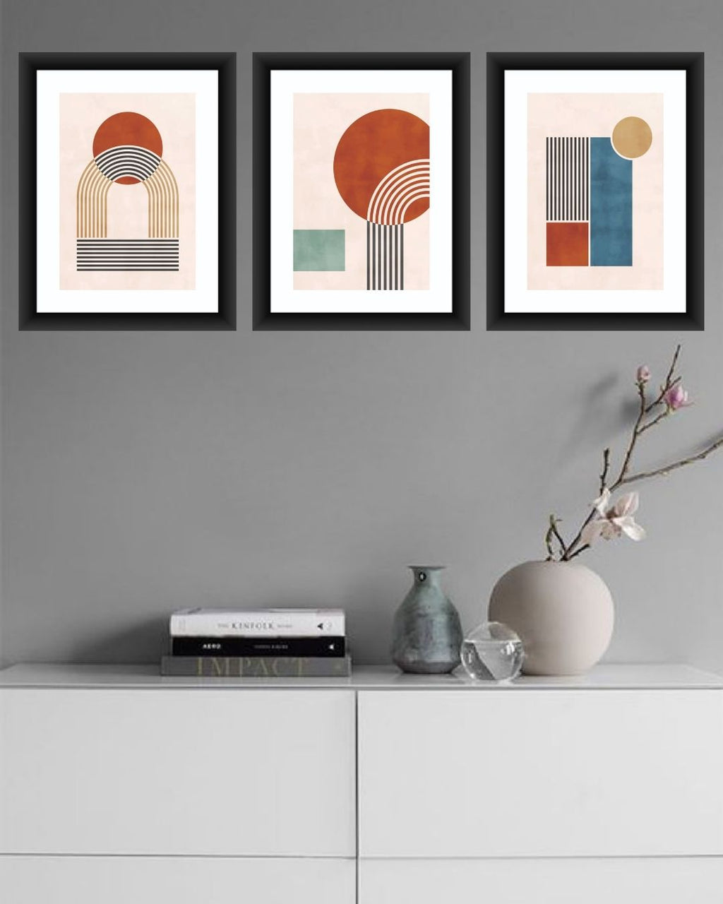 Abstract MIV 050 Set of 3