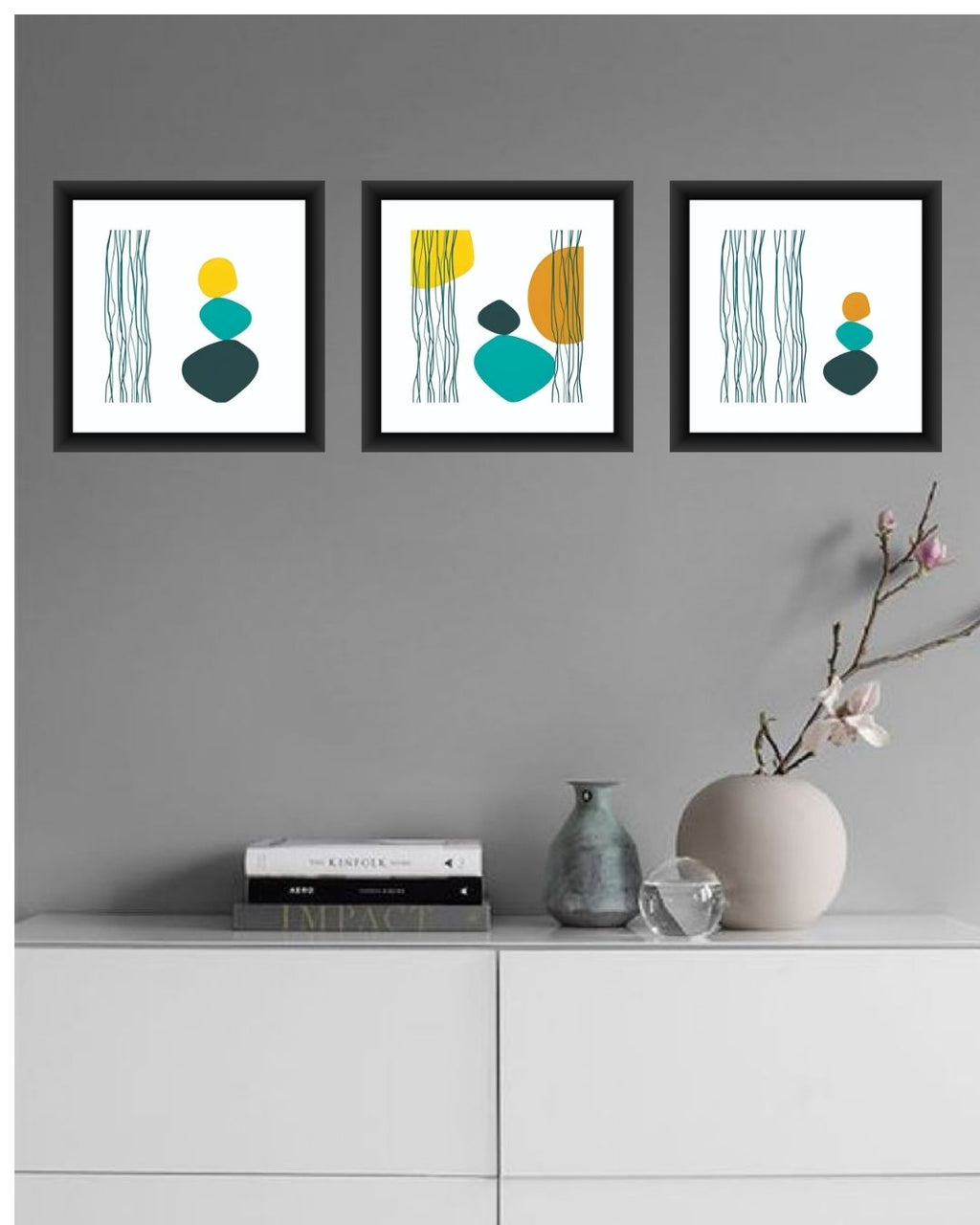ABSTRACT - MIV0128 Set of 3