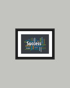 Success Discipline Quote Wall Art MIV - Q028