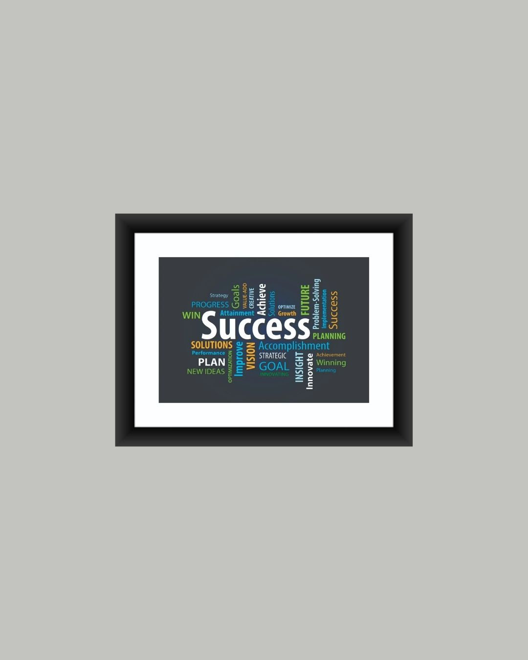 Success Discipline Quote Wall Art MIV - Q028