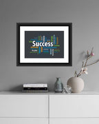 Success Discipline Quote Wall Art MIV - Q028