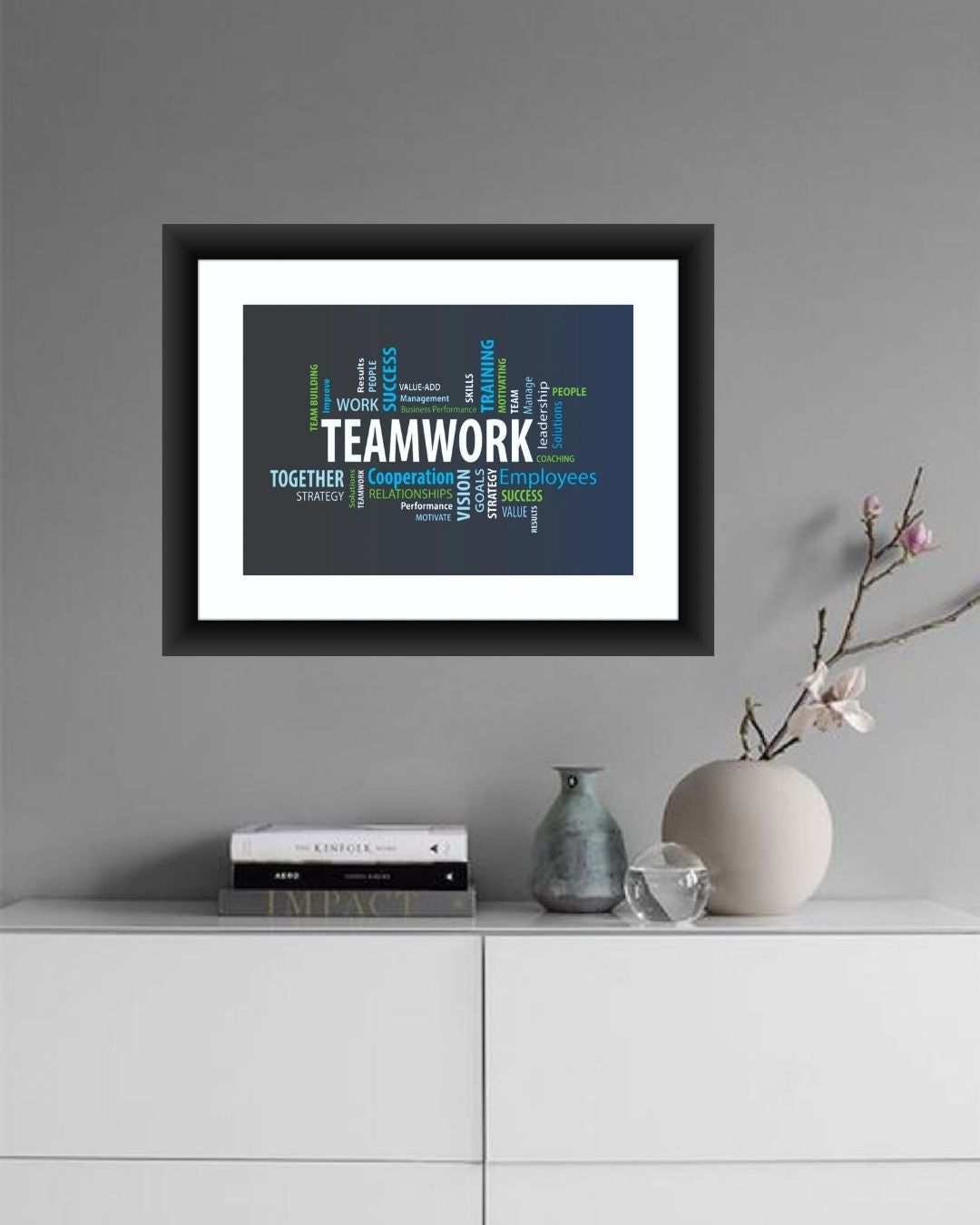 TeamWork Inspirational Quote Frame MIV -Q027