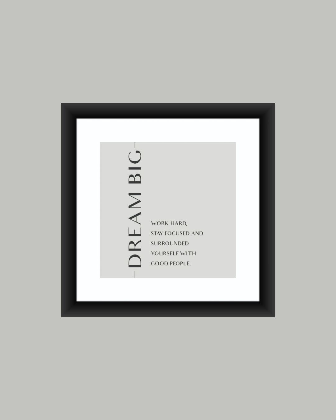 Minimal Motivational Quote Frame MIV Q015