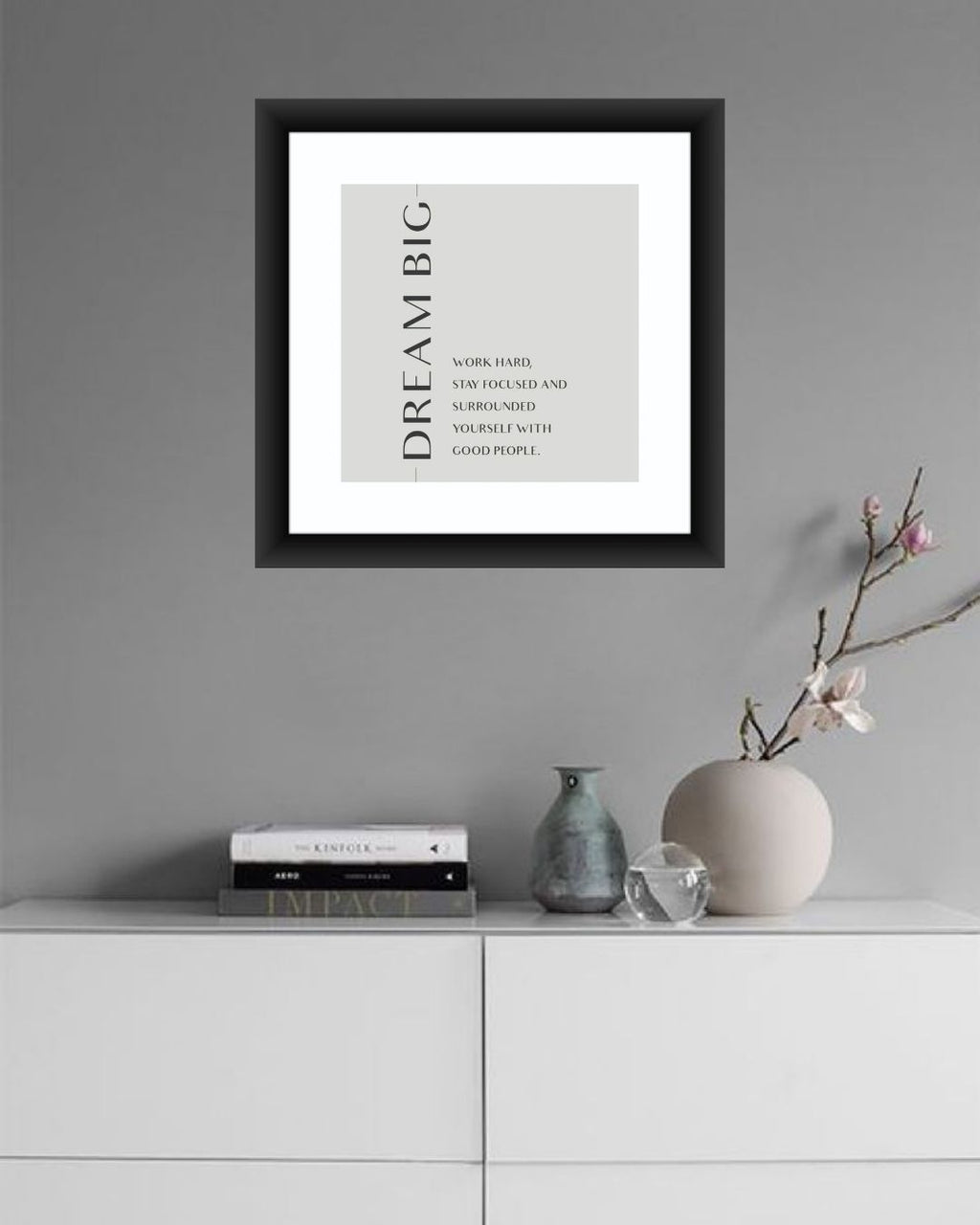 Minimal Motivational Quote Frame MIV Q015