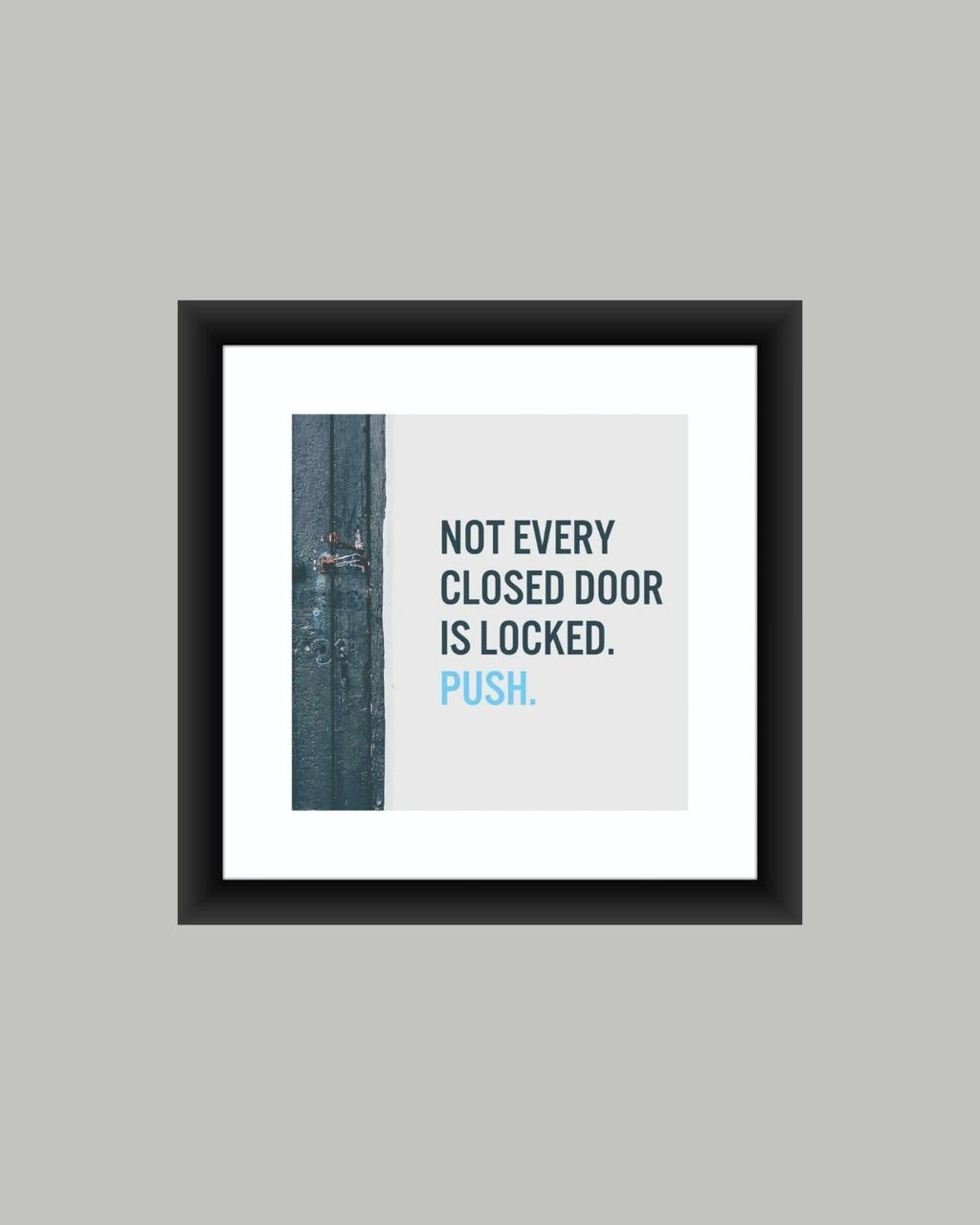 Positive Mindset Motivational Wall Art MIV - Q024