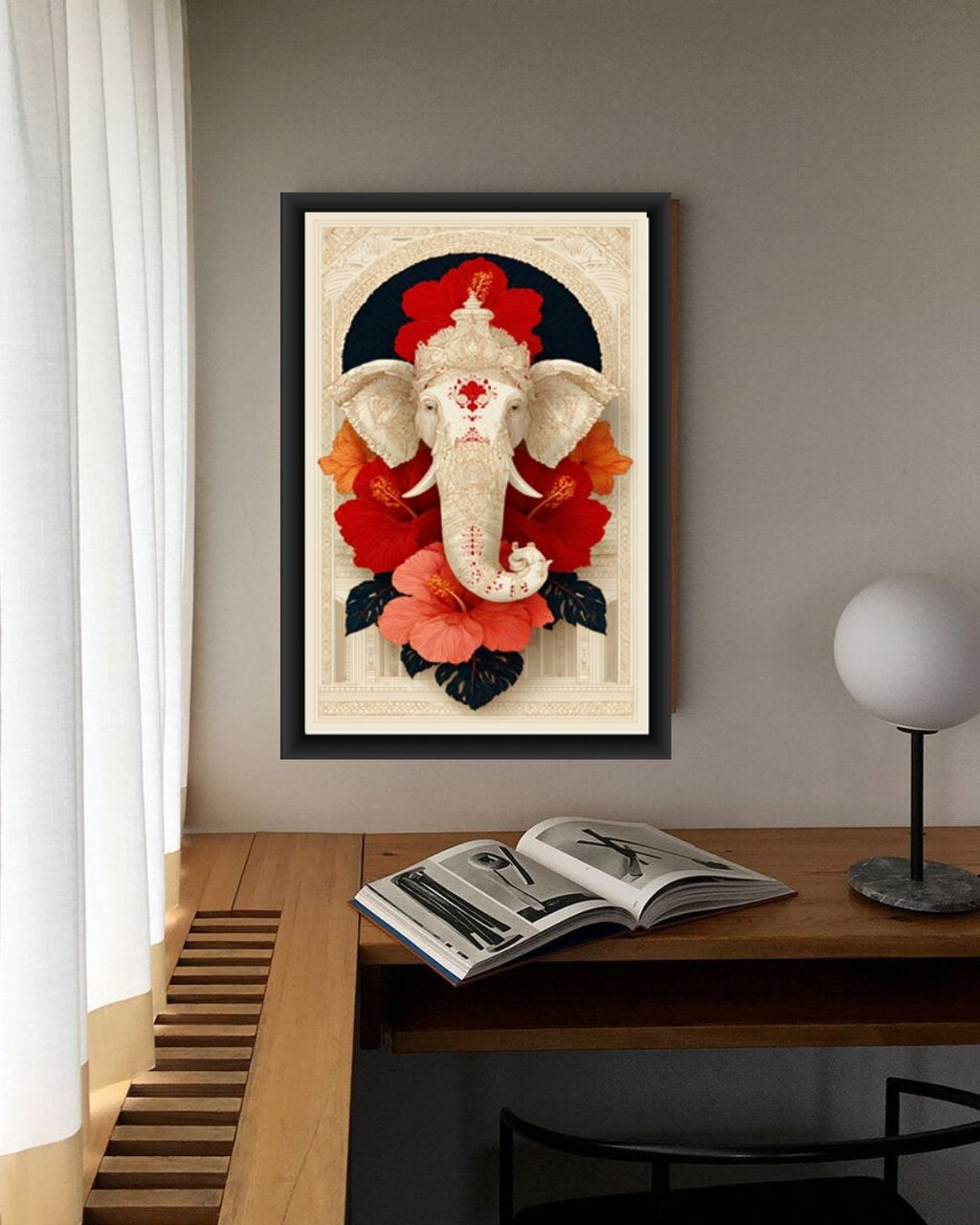 Ganesha Wall Art Frame
