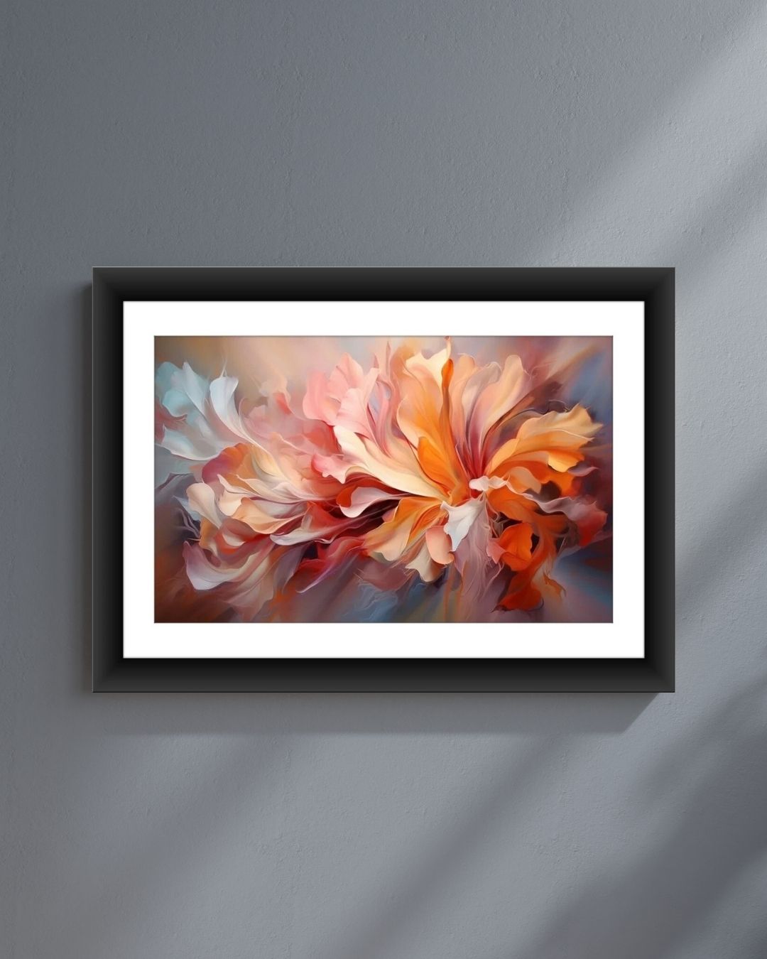 Premium Abstract Floral Art Frame -MIV015