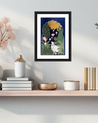 Pichwai Floral Art Frame MIV- P008