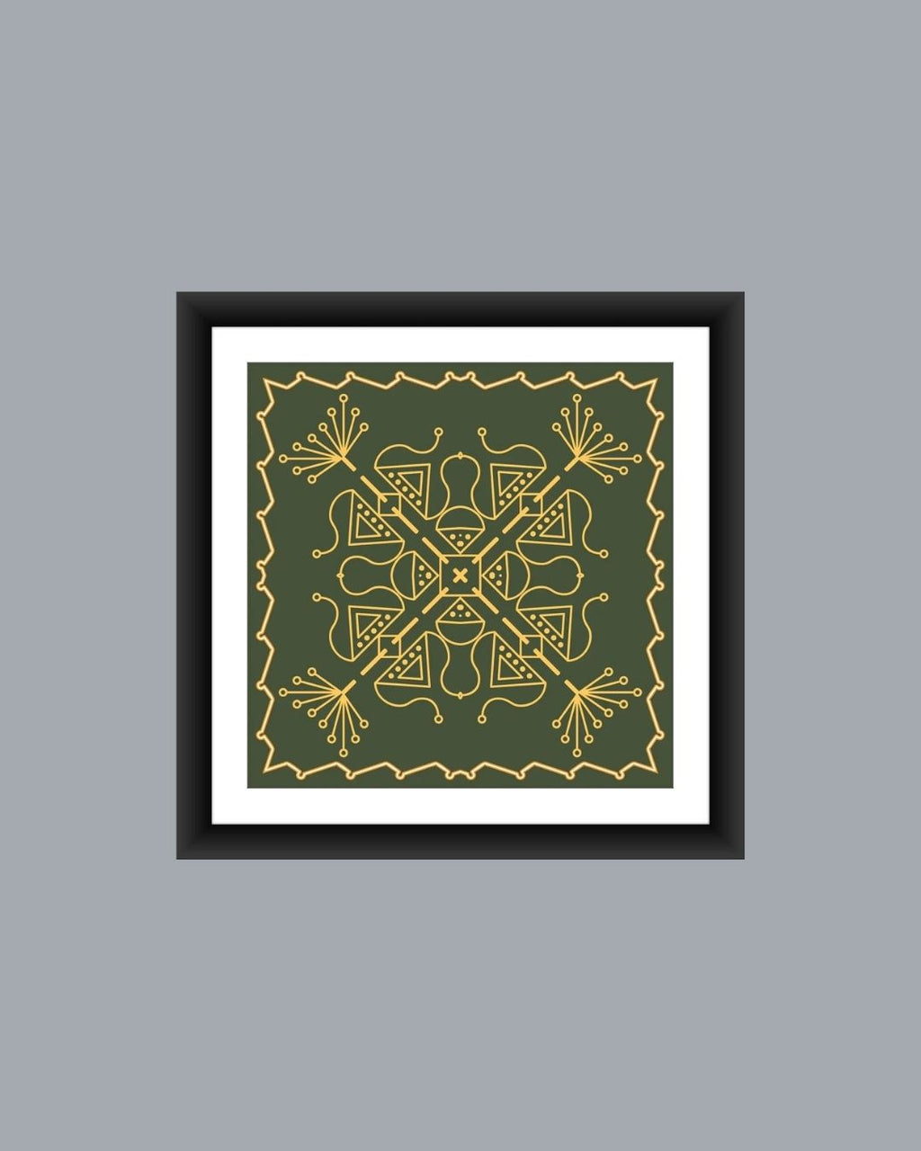 Ethnic Mandala Art Frame - MIV0122