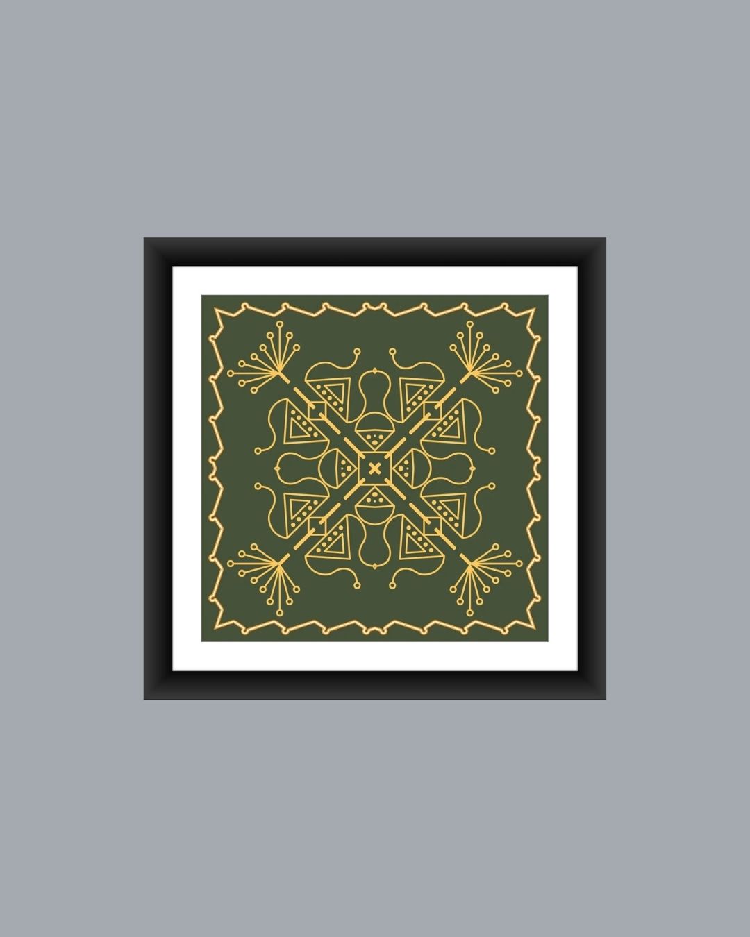 Ethnic Mandala Art Frame - MIV0122