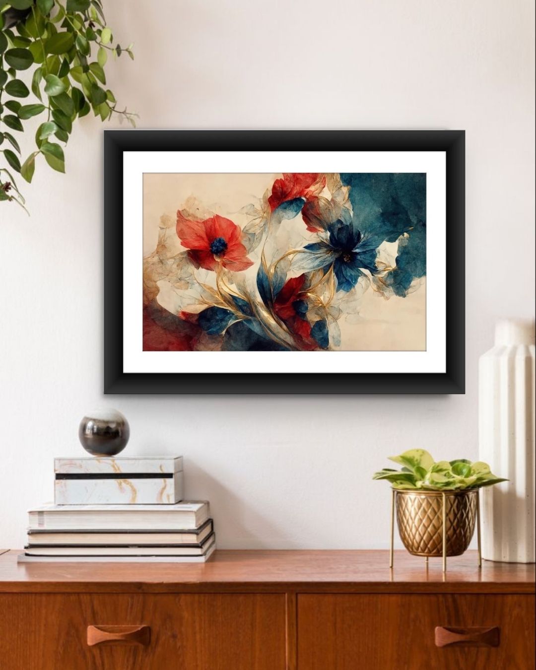Premium Floral Wall Art Frame - MIV006