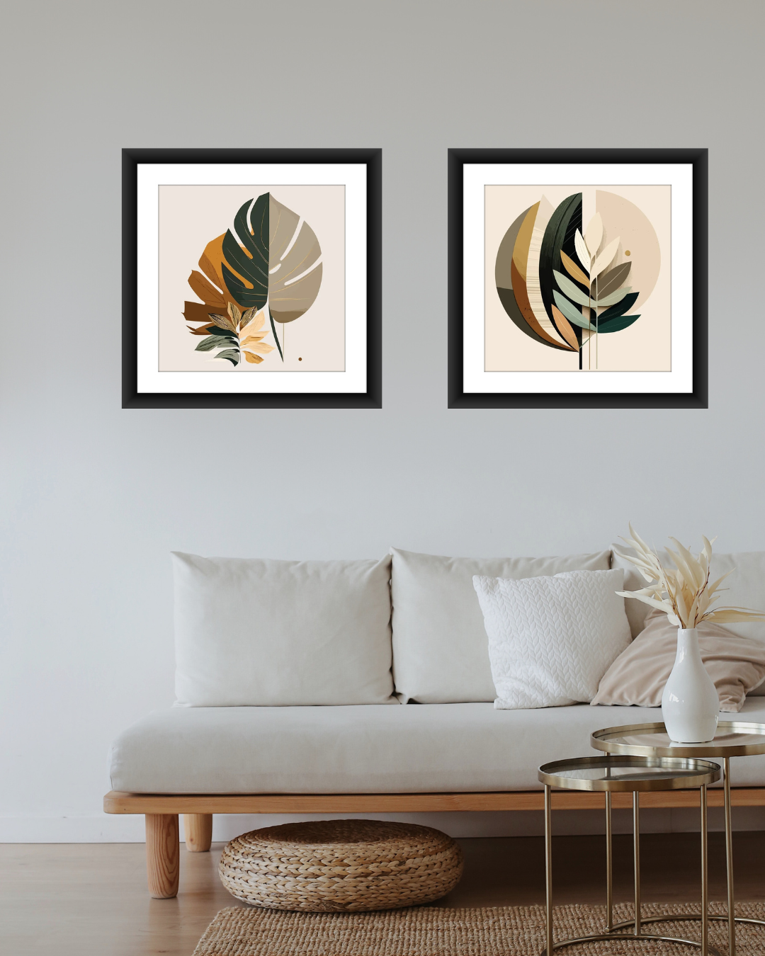 Leaf Art Frame - Set of 2