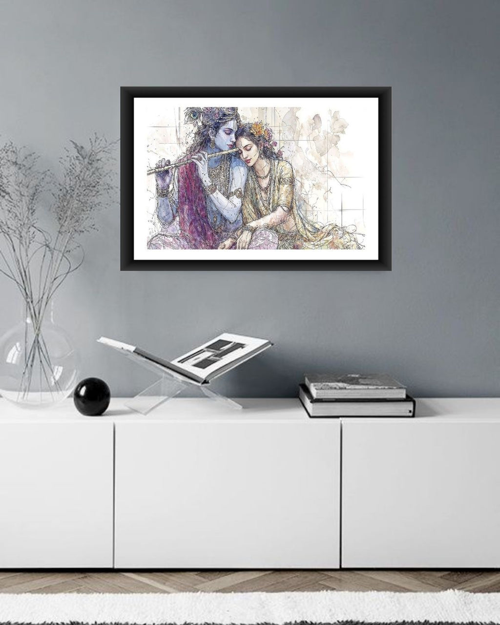 Radha Krishna Wall Frame