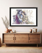 Radha Krishna Wall Frame