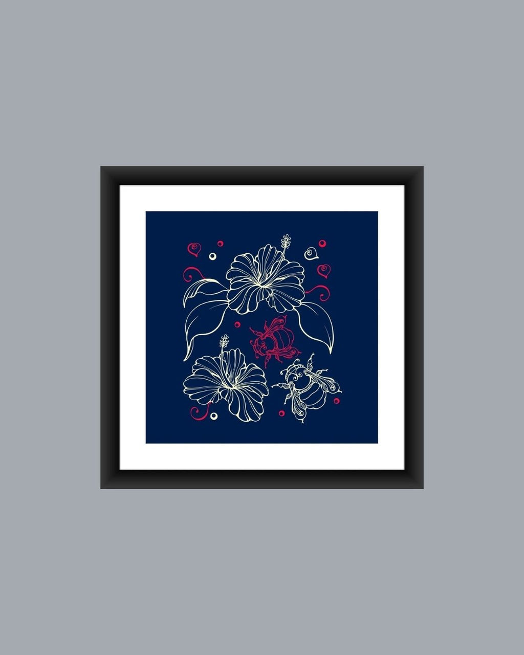 Contemporary Floral Wall Art - MIV0167