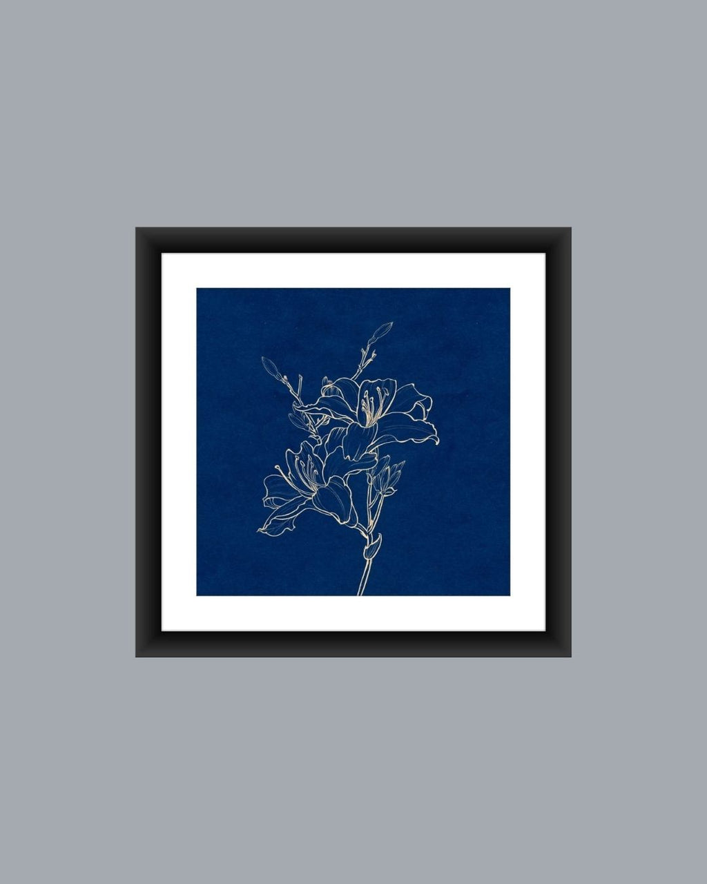 Modern Minimalist Floral Art Frame  - MIV0166