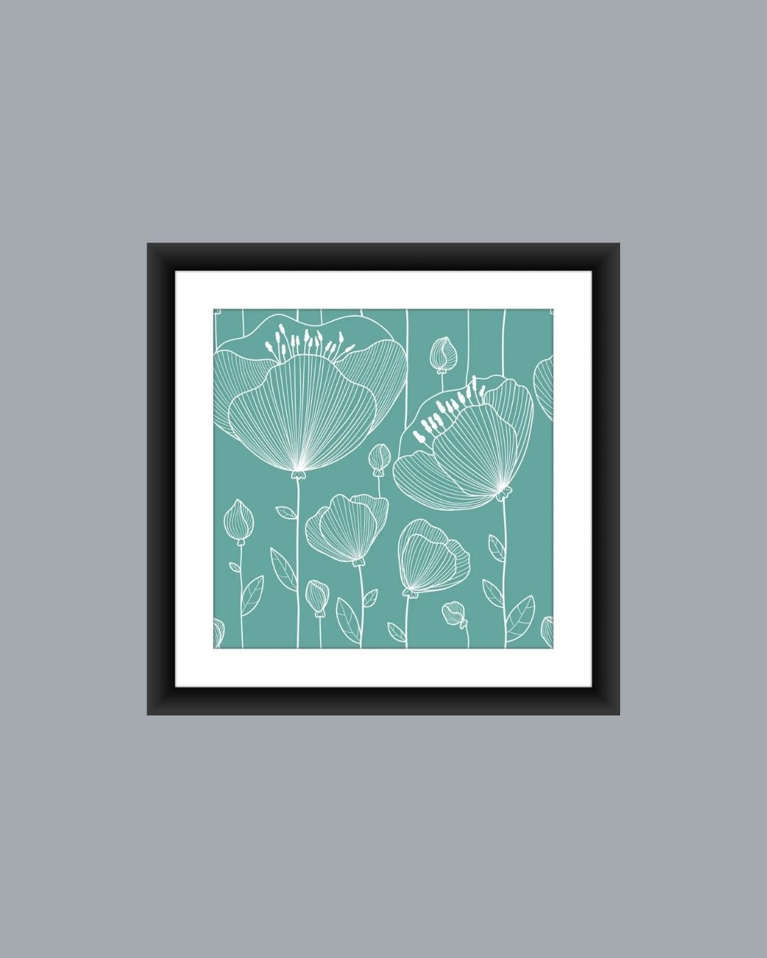 Pastel Floral Wall Art Frame - MIV0177